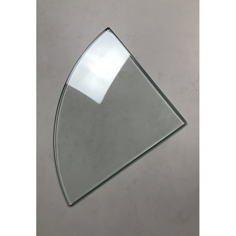 Abolos Floating Corner Glass Wall Shelf Wayfair